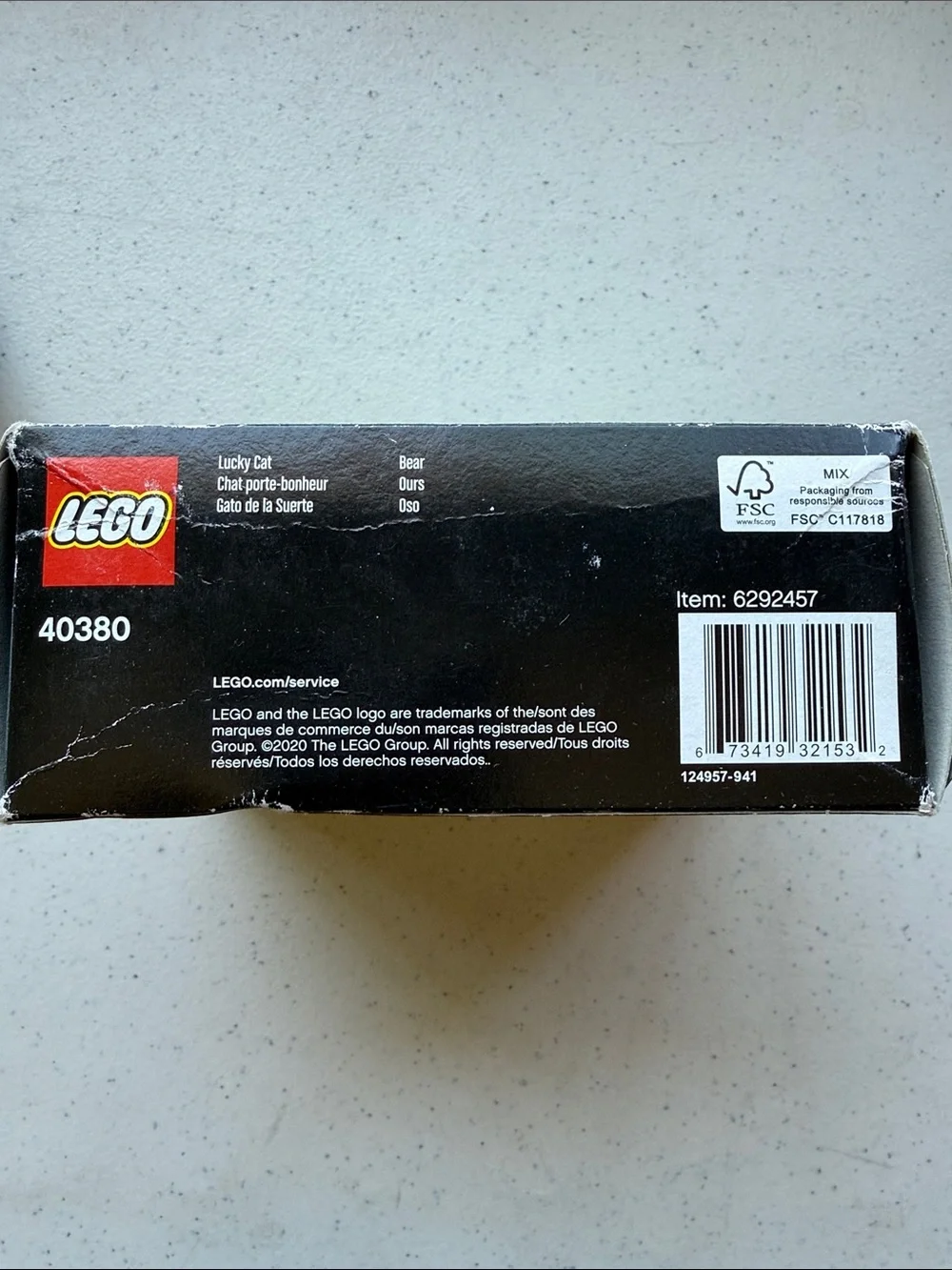 Lego BrickHeadz Sheep Building Set White, Gray, Green, Pink, Blue, Yellow 40380